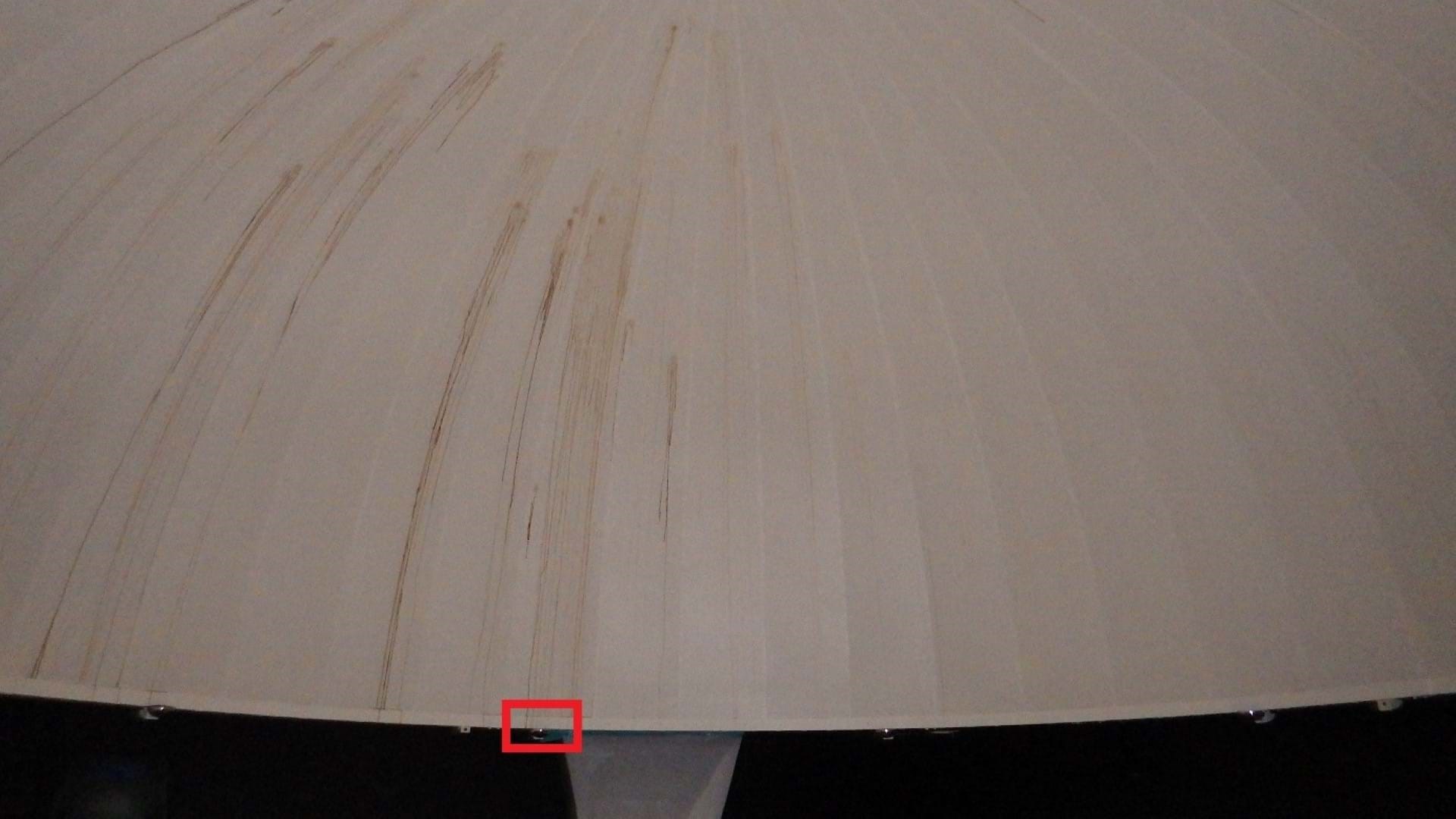 3 Dome Before Decontamination